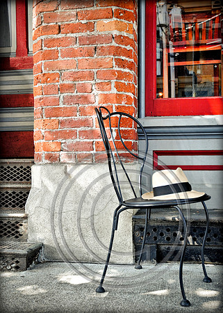Sunday morning sidewalk