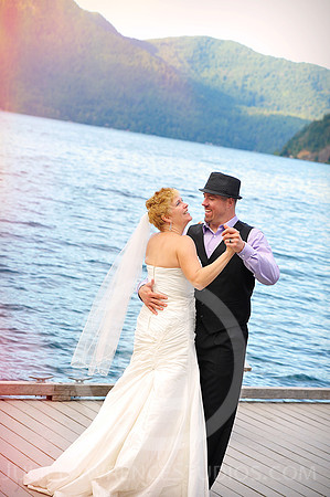 Olympic Peninsula NatureBridge OPI wedding on Lake Crescent