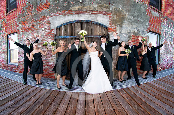 Port Townsend wedding part at the Old Clam Cannery