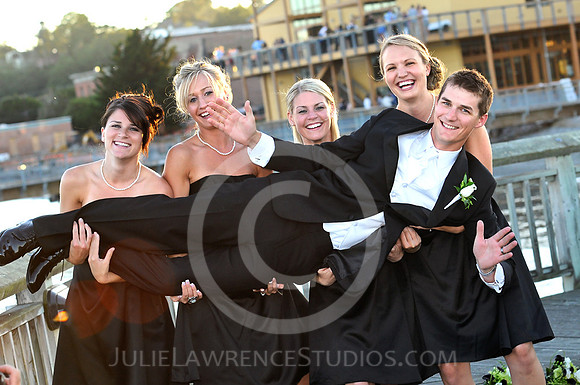 Port Townsend wedding reception at the Maritime Center