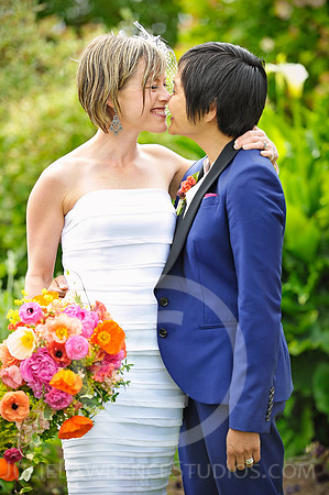 Olympic Peninsula Sequim wedding at the Cutting Garden